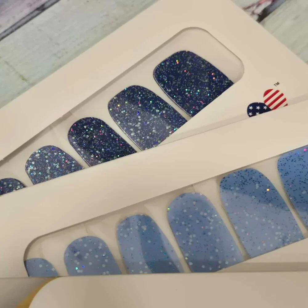 Color Street Blue Press On Nail Design Bundle- Blue #1